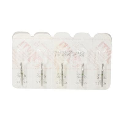 NTI Diamond Bur, FG, Football, #C379-014, 1.4 mm, Coarse, Green, 5/Pk thumbnail 9