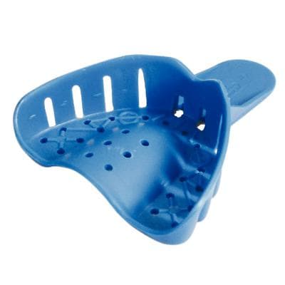 Tray Aways® #5 Perforated Disposable Impression Trays, Small Upper, Blue, 12/Pack, 0921886 thumbnail 9