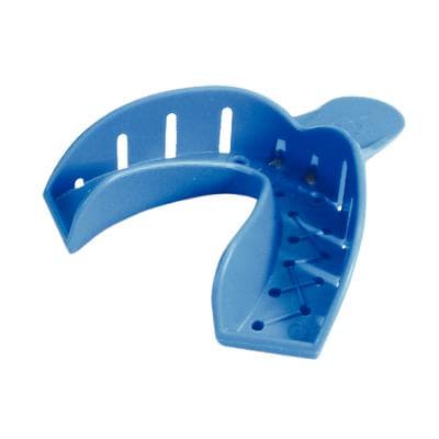 Tray Aways® Disposable Perforated Impression Trays, #4 Medium Lower, Blue, 12/Pack, 0921888 thumbnail 9