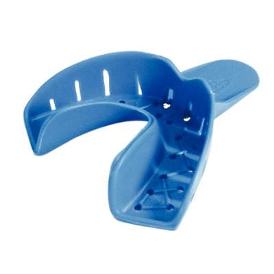 Tray Aways® #6 Perforated Disposable Impression Trays, Small Lower, Blue, 12/Pack, 0921889 thumbnail 9