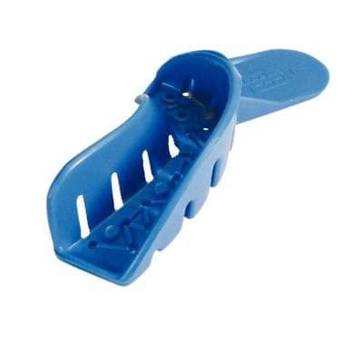 Tray Aways® Disposable Perforated Impression Trays, #7S, Upper Right/Lower Left Quadrant, Blue, 12/Pack, 0921894 thumbnail 9