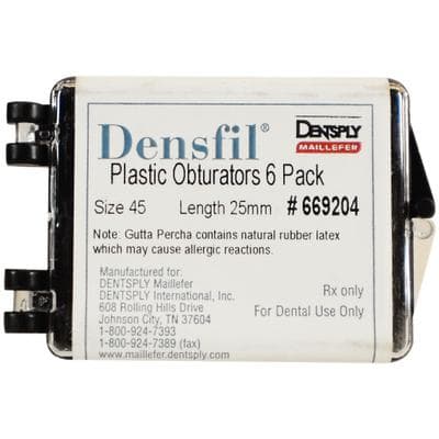 Densfil Thermal Endodontic Obturators, Plastic, #45, 25mm, White, 6/Pkg, 669204 thumbnail 11