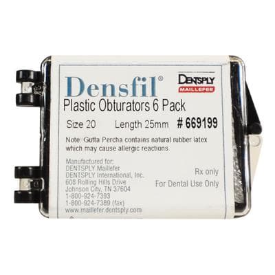 Densfil Plastic Obturators, Refill, 25 mm, #20, Yellow, 6/Pk, 669199 thumbnail 19