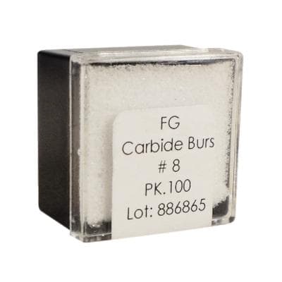 Meisinger Tungsten Carbide Bur #8, Round, Friction Grip, 2.3 mm Diameter, 100/Pack, C0008FG thumbnail 6