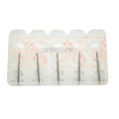 NTI FG Diamond Bur, Coarse, Long Flat End Taper, #848L-016, 1.6 mm Diameter, 11.5 mm Length, Friction Grip, 5/Pk, C848L-016 thumbnail 7