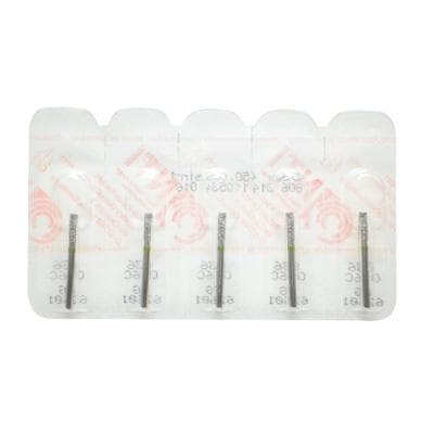 NTI Diamond Bur, Coarse Grit, Flat End Cylinder, Friction Grip (FG), #C836-016, 1.6 mm Diameter, 6.0 mm Length, 5/Pk thumbnail 8