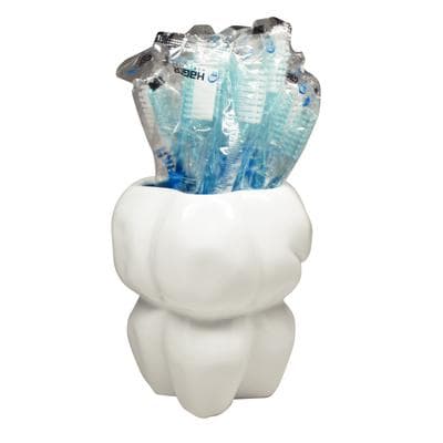 Happy Morning Disposable Toothbrush with Toothpaste Trial Kit, 20 Brushes with Paste, Molar Mug & Display Case, 605404 thumbnail 5