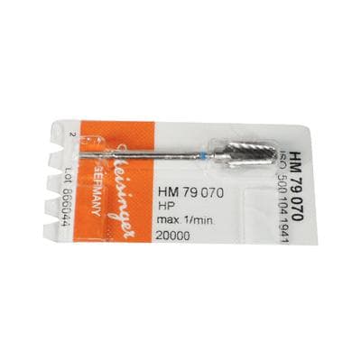 Meisinger HM79-070-HP Lab Carbide Bur, Round End Taper, Plain Cut, Medium, 7.0 mm, HP, 1/Pkg thumbnail 7