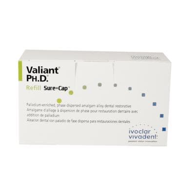 Valiant® Ph.D.® Sure Cap® Amalgam Alloy Capsules, 2 Spill, Regular Set, Blue, 600 mg, 50/Box, NA6050420 thumbnail 13