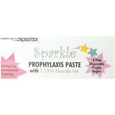 Sparkle Prophy Paste with Xylitol, Coarse Grit, Orange Vanilla, 1.23% Fluoride, Single-Use Cups, 200/Box, UPCOV thumbnail 11