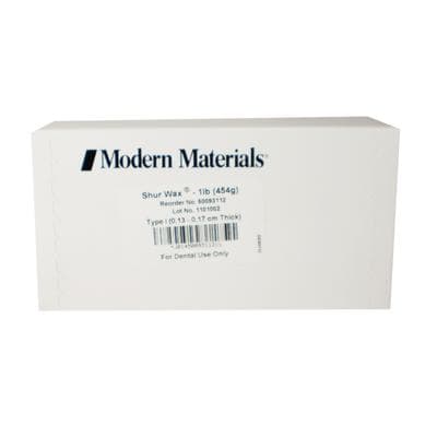 Modern Materials Shur Wax Baseplate Wax, Pink, Medium, 1 lb Box, 28 Sheets, 50093112 thumbnail 17