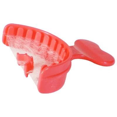 T-Loc Triple Tray Anterior, Adhesive-Free Dual-Arch Impression Tray, Coral, 28/Box, 1006214 thumbnail 11