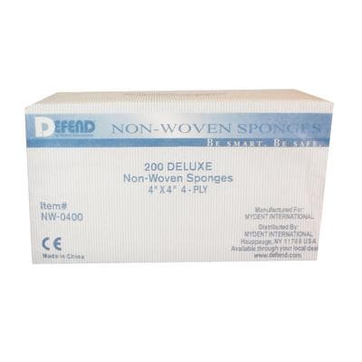 Defend Non-Woven Gauze Sponges, Non-Sterile, 4-Ply, 4" x 4", 2000/Case, NW-0400 thumbnail 12