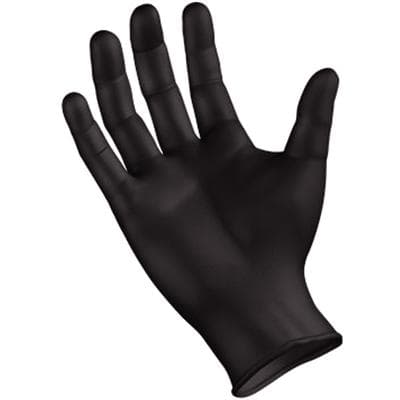 SemperForce® Nitrile Exam Gloves, Powder Free, Non-Sterile, Black, XX-Large (2XL), Textured, 90/Box thumbnail 3