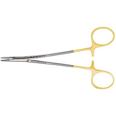 Hu-Friedy Crile-Wood Perma Sharp Needle Holder, 15 cm (6"), Tungsten Carbide Inserts, Finger Ring, NH5038 thumbnail 14