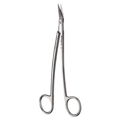 Hu-Friedy 9 Dean Surgical Scissors, 6.5" (16.5 cm), 1 Serrated Blade, Stainless Steel, S9 thumbnail 13