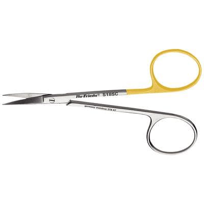 Hu-Friedy #18 Iris Curved Delicate Super-Cut Scissors, 4-1/2", Serrated, Stainless Steel, S18SC thumbnail 14