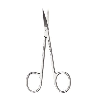Hu-Friedy S18 Iris Scissors, Curved/Delicate, #18, 4-1/2" (11.5 cm), Stainless Steel, 1/Pk thumbnail 12