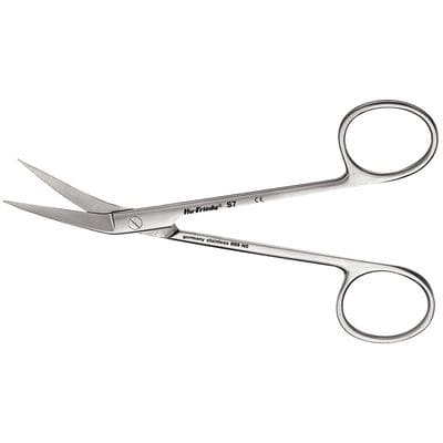Hu-Friedy #7 Wagner Angled Surgical Scissors, Serrated Blade, 4.5" (11.4 cm), 1 Each thumbnail 8