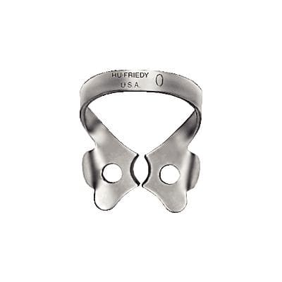 Hu-Friedy Rubber Dam Clamp #0, Satin Steel, Winged, Longer Premolars, 1/Pk, RDCM0 thumbnail 11