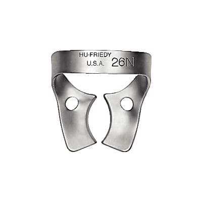 Hu-Friedy Satin Steel Rubber Dam Clamp, #26N, Wingless, Upper Molars, RDCM26N, 1/Pk thumbnail 12
