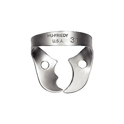 Hu-Friedy Satin Steel Rubber Dam Clamp #31, Wingless, Upper Left Molars, 1 Each thumbnail 9
