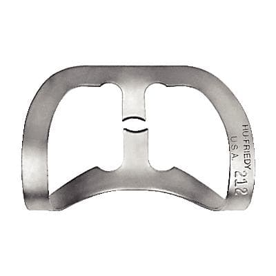 Hu-Friedy Satin Steel Rubber Dam Clamp, #212, Wingless, Anterior/Labial Caries, RDCM212, 1/Pk thumbnail 12