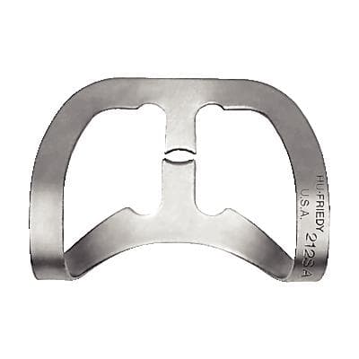Hu-Friedy Rubber Dam Clamp, #212SA, Anterior, Satin Steel, Wingless, 1/Pk, RDCM212SA thumbnail 10