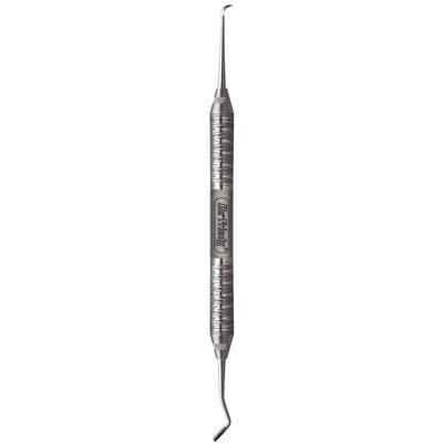 Hu-Friedy Nash/Taylor Laminate Veneer Placement Stabilizer, Straight, Double End, #6 Satin Steel Handle, VENSTABS thumbnail 5