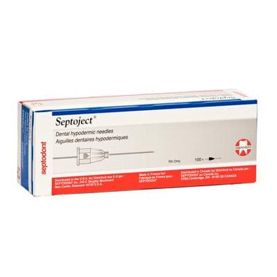 Septoject Dental Hypodermic Needles, Plastic Hub, 30 Gauge, Short, Blue, 100/Box, 01-N1301 thumbnail 19