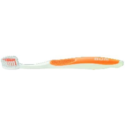 GUM Orthodontic Toothbrush, Soft Nylon, 4-Row V-Trim, 12/Box, 124PD thumbnail 22
