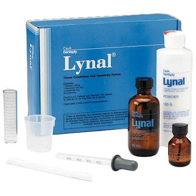 Lynal Tissue Conditioner & Temporary Reliner, Standard Package, 120 g Powder / 90 ml Liquid / 15 ml Separator, 653006 thumbnail 15