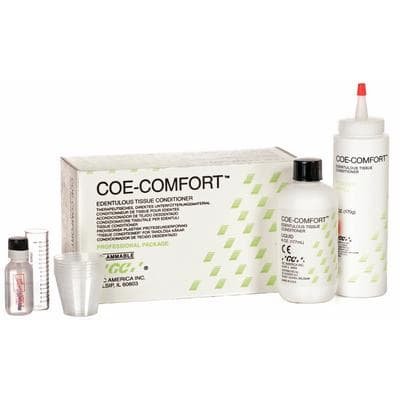 Coe-Comfort Self-Cure Chairside Edentulous Tissue Conditioner, Professional Package, 6 oz Powder & 6 oz Liquid, 341001 thumbnail 25