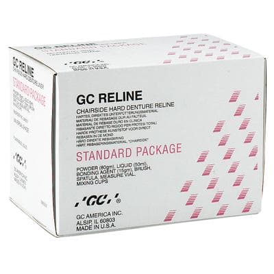 GC Reline Hard Denture Chairside Reline Material, Standard Package, 80 g Powder / 50 mL Liquid / 15 g Bonding Agent, 346001 thumbnail 25