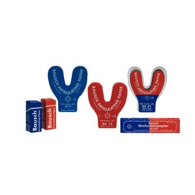 Bausch Arti-Check Micro-Thin Articulating Paper, Horseshoe, 40 Microns, Blue, 150/Pk, BK-17 thumbnail 15