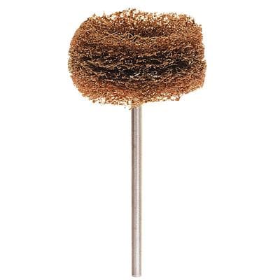 Hatho Miniature Scotch Brite Polishing Brushes, HP, Coarse, Brown, 12/Pk, 1670016 thumbnail 18