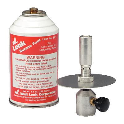 Wall Lenk Model 65 Butane Laboratory Burner with Fuel, 1 Burner Head & 1 Butane Fuel Refill thumbnail 19