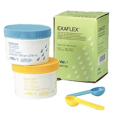 Exaflex Hydrophilic VPS Impression Material, Putty Standard Pack, 500 g Base & 500 g Catalyst, 1/Pk, 138301 thumbnail 17