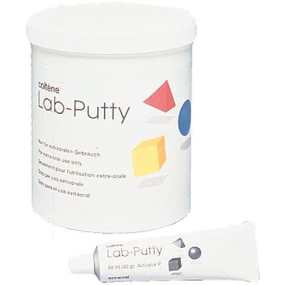 Coltene Lab Putty Standard Pack, Polysiloxane Laboratory Modelling Silicone, 900 mL Base with 40 mL Catalyst, Pink, 8805 thumbnail 11