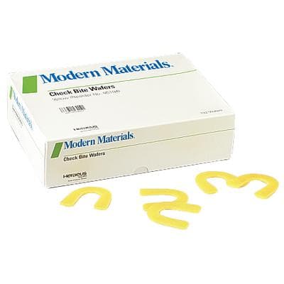 Kulzer Check Bite Wafers, Yellow, 0.125" Thick, Trial Package, 48/Box, 50095094 thumbnail 17