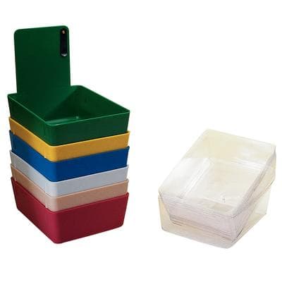 Keystone Classic Lab Work Pan, Medium, Blue, 7" x 5" x 2-1/2", 12/Pk, 7000371 thumbnail 12