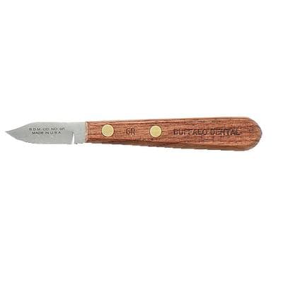 Buffalo Dental #6R Plaster Knife, Rosewood Handle, 1-1/2" Carbon Steel Blade, 55570 thumbnail 15