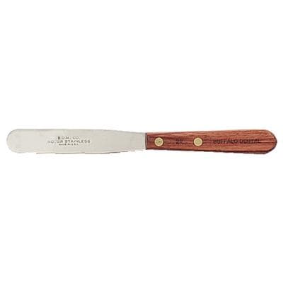 Buffalo Dental #2R Plaster & Impression Material Spatula, 4" Flexible Stainless Steel Blade, Rosewood Handle, 79340 thumbnail 7