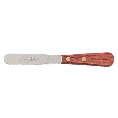 Buffalo Dental #8R Stainless Steel Spatula, 4" Stiff Blade, Rosewood Handle, 1/Pk, 79390 thumbnail 9