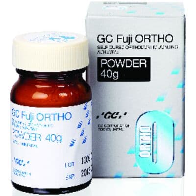 GC Fuji ORTHO Self-Cure Resin-Reinforced Glass Ionomer Orthodontic Cement, Powder Refill, 40 g, 000209 thumbnail 22
