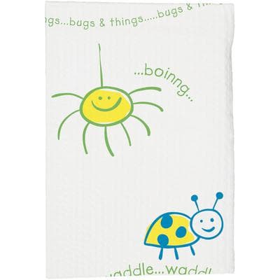 Tidi Choice Bugs & Things Patient Bibs, 2-Ply Tissue / 1-Ply Poly, Waffle-Embossed, 10" x 13", 250/Case, 981410 thumbnail 11