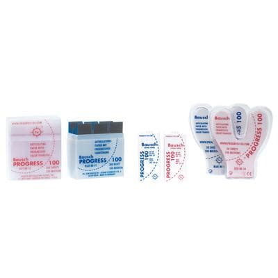 Bausch Progress 100 Articulating Paper Strips, 100 Microns, Red, Plastic Dispenser, 300 Strips, BK52 thumbnail 10