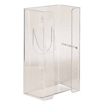 Bowman Glove Box Dispenser, Single, Clear PETG, Wall Mountable, 5-1/2"W x 10"H x 3-3/4"D thumbnail 5