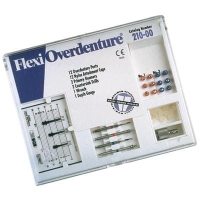 Flexi-Overdenture Stainless Steel Attachments, 12 Post Introductory Kit, Sizes 1 & 2, 210-00 thumbnail 5