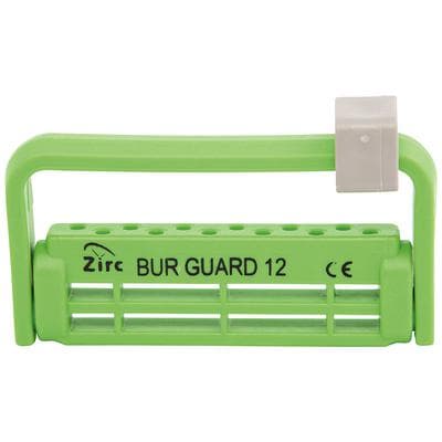 Zirc Steri-Bur Guard 12-Hole Bur Block, Neon Green, 50Z406P thumbnail 12